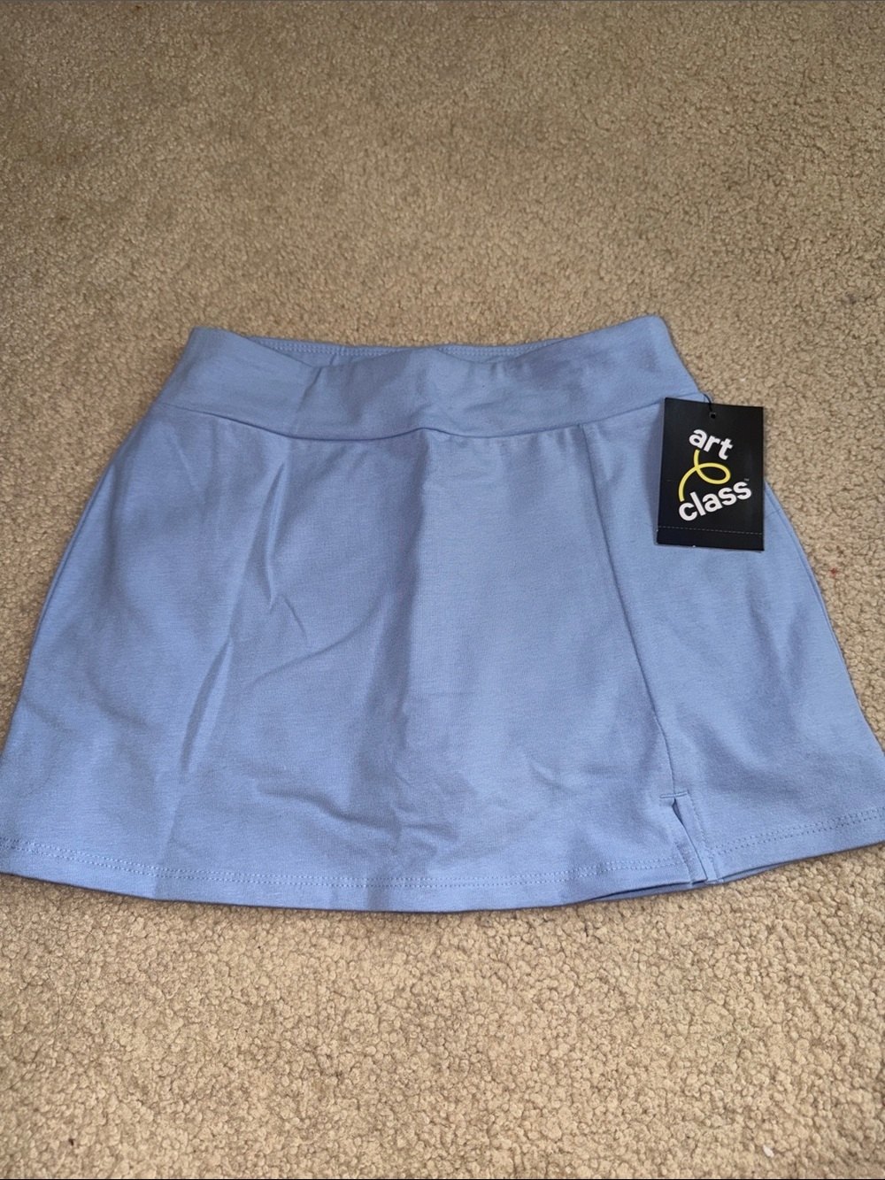 art class Pastel Blue Circle Skirt